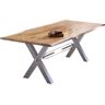 SIT Eettafel met boomrand alsof gegroeid beige 180 cm x 76 cm x 90 cm