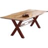 SIT Eettafel met boomrand alsof gegroeid 160 cm x 76 cm x 85 cm