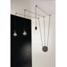 LUCE Design Wandlamp Habitat zwart