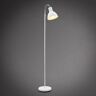 B.K.Licht Staande lamp BK_ST1196 Vloerlamp, draaibaar, retro, metaal, E27 fitting (1 stuk) wit