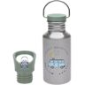 Lässig Drinkfles Adventure, bus zilver 500 ml