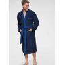 NU 20% KORTING: H.I.S Uniseks badjas Hannes (1 stuk) blauw Small