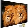 Papermoon Infraroodverwarming Mannelijke leeuwen zeer aangename stralingswarmte multicolor 120 cm x 90 cm x 3 cm