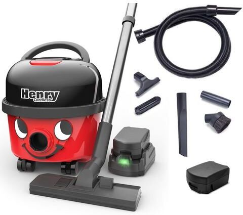 NUMATIC accu-stofzuiger Henry HVB160-12 CORDLESS, 250 W, met stofzak  - 420.16 - rood