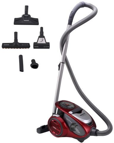 Hoover stofzuiger XarionPro XP81_XP25, zonder stofzak, 800 W  - 135.10 - rood