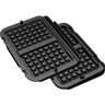 Tefal Wafelplaten XA7308 OptiGrill voor 4-in-1 en 2-in-1 modellen, bereiding van belgische wafels (2-delig) zwart