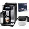 De'Longhi Volautomatisch koffiezetapparaat PrimaDonna Soul ECAM 610.75.MB, inclusief koffiepot ter waarde van vap € 29,99 + glazenset vap € 46,90 zilver