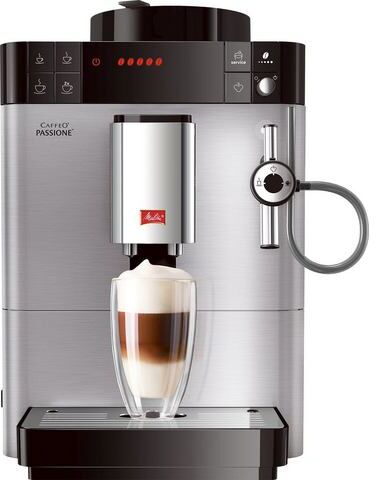 Melitta volautomatisch koffiezetapparaat Caffeo Passione, edelstaal  - 479.00 - zilver