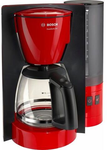 Bosch Koffiezetapparaat ComfortLine TKA6A043, met glazen kan, zwart  - 39.51 - rood