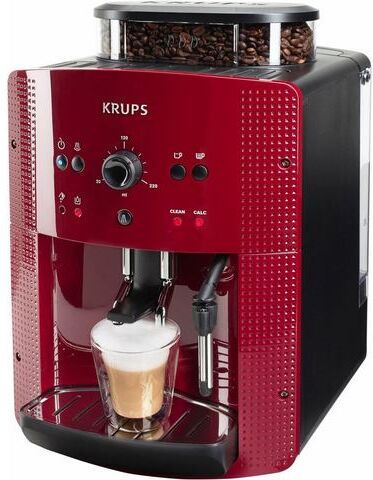 Krups volautomatisch espresso-koffiezetapparaat EA8107, rood  - 299.90 - rood