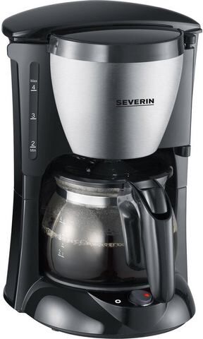 Severin Filterkoffiezetapparaat KA 4805, koffiekan 0,46 l, papieren filter 1x2  - 29.11 - zilver