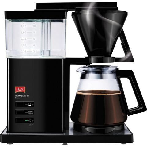 Melitta Filterkoffiemachine Aroma Signature Deluxe "Black" 100703, Papierfilter 1x4  - 122.71 - zwart