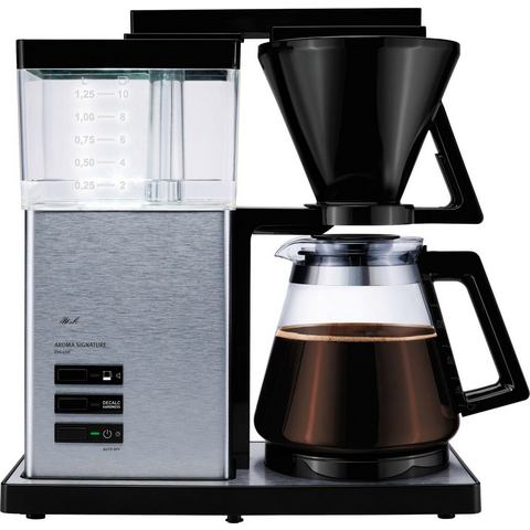 Melitta filterkoffiezetapparaat Aroma Signature Deluxe 100702, koffiekan 1,2 l, papieren filter 1x4  - 129.99 - zwart