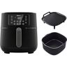 Philips Airfryer XXL HD9285/96, 7,2 l met 7 instellingen, warmhoudfunctie en wifi-connectiviteit zwart