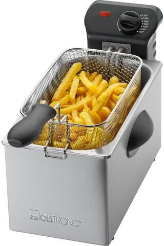 CLATRONIC friteuse FR 3587, 2000 W, inhoud 3 liter  - 42.63 - zilver