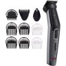 BaByliss Multifunctionele trimmer MT727E MEN 10-in-1 carbon titanium multigrooming set voor gezicht & lichaam zwart