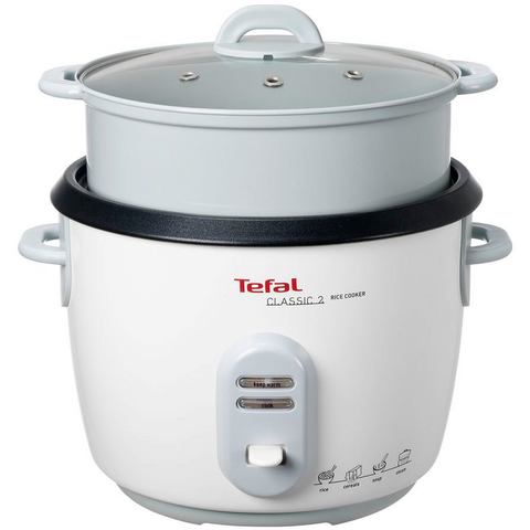 Tefal »RK1011; 10 Tassen Kapazität (5L); automatische Warmhaltefunktion; Dampfkorb inklusive« rijstkoker  - 53.03 - wit