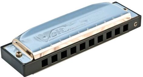 VOGGENREITER Mondharmonica VOLT - MH-01  - 12.99 - zilver