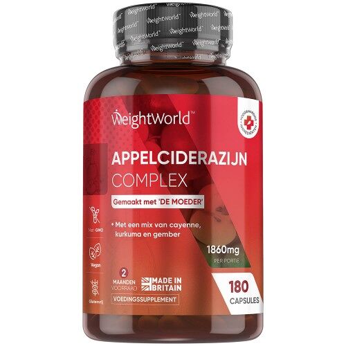 Appelcider azijn capsules - 1027 mg 180 capsules voor 2 maanden