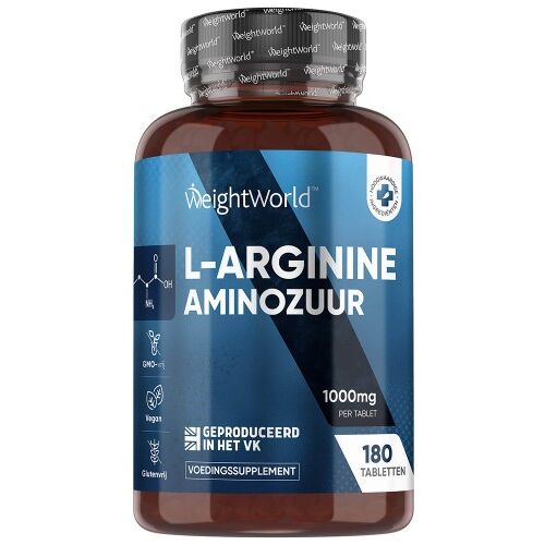 L-Arginine Tabletten - 1000 mg 180 Tabletten