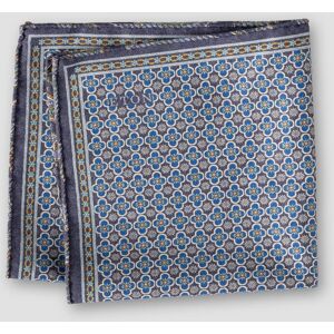 Eton Pochet Double-Face Fantasy Paisley Mini Pattern Blauw / male Eton Pochet Double-Face Fantasy Paisley Mini Pattern Blauw / male