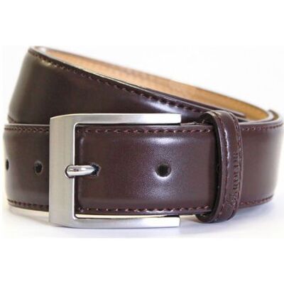 Gardeur Smalle Glad Lederen Riem Donker Bruin / male Gardeur Smalle Glad Lederen Riem Donker Bruin / male