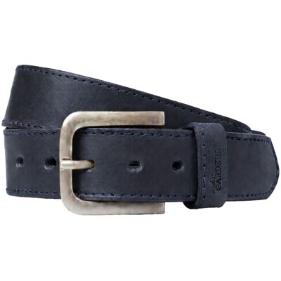 Gardeur Leren Jeansriem Donker Blauw / male Gardeur Leren Jeansriem Donker Blauw / male