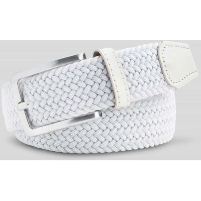Meyer Riem Woven Texture Stretch Wit / male Meyer Riem Woven Texture Stretch Wit / male