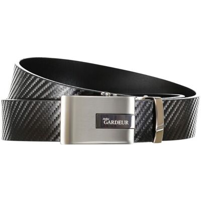 Gardeur Riem Woven Pattern Zwart / male Gardeur Riem Woven Pattern Zwart / male