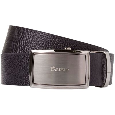 Gardeur Luxe Leren Riem met Automaatsluiting Zwart / male Gardeur Luxe Leren Riem met Automaatsluiting Zwart / male