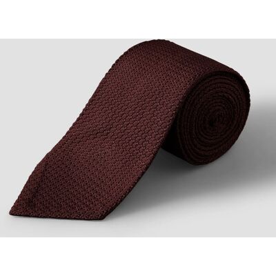 Eton Das Uni Structured Grenadine Tie Donker Rood / male Eton Das Uni Structured Grenadine Tie Donker Rood / male
