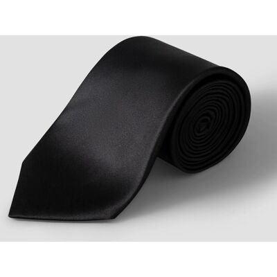 Eton Das Uni Color Silk Satin Zwart / male Eton Das Uni Color Silk Satin Zwart / male