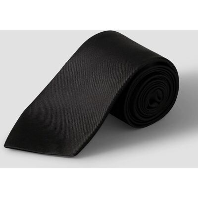 Eton Das Uni Color Silk Twill Texture Zwart / male Eton Das Uni Color Silk Twill Texture Zwart / male