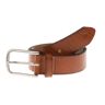 Roy Robson Riem Leather Cut Line Belt Cognac / male