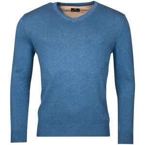 Baileys Trui V-Neck Pullover Single Knit Delft Blue / male Baileys Trui V-Neck Pullover Single Knit Delft Blue / male