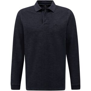 Fynch-Hatton Trui Rugby Shirt Garment Dyed Longsleeve Navy / male Fynch-Hatton Trui Rugby Shirt Garment Dyed Longsleeve Navy / male