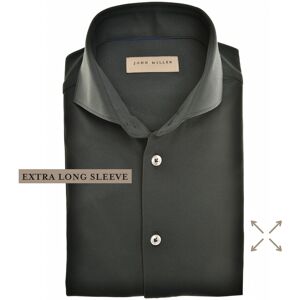 John Miller Overhemd Slim-Fit Hyperstretch Extra Long Sleeve Mouwlengte 7 Donker Groen / male John Miller Overhemd Slim-Fit Hyperstretch Extra Long Sleeve Mouwlengte 7 Donker Groen / male