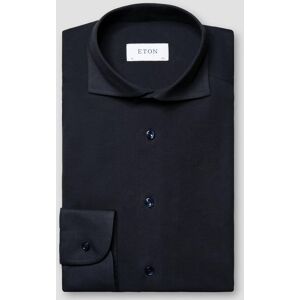 Eton Overhemd Four-Way Stretch Uni Wide-Spread Collar Navy / male Eton Overhemd Four-Way Stretch Uni Wide-Spread Collar Navy / male