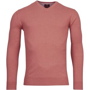 Baileys Trui Uni V-Neck Cotton Single Knit Zalm / male Baileys Trui Uni V-Neck Cotton Single Knit Zalm / male