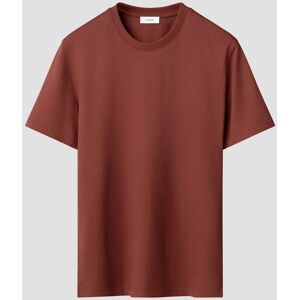 Eton T-Shirt Organic Supima Cotton Uni Single Jersey Donker Rood Melange / male Eton T-Shirt Organic Supima Cotton Uni Single Jersey Donker Rood Melange / male