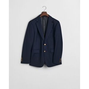Gant Colbert Wool Blend Flanel Club Blazer Avond Blauw / male Gant Colbert Wool Blend Flanel Club Blazer Avond Blauw / male