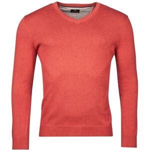 Baileys Trui V-Neck Pullover Single Knit Coral Melange / male Baileys Trui V-Neck Pullover Single Knit Coral Melange / male