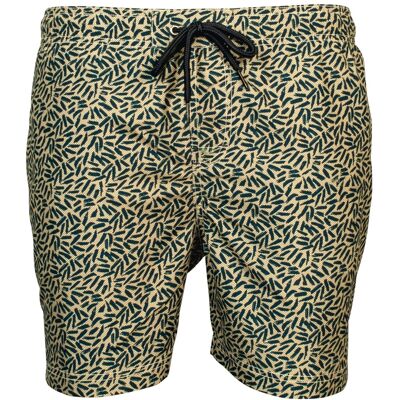 Baileys Swim Short Fantasy Damaged Pattern Donker Beige / male Baileys Swim Short Fantasy Damaged Pattern Donker Beige / male