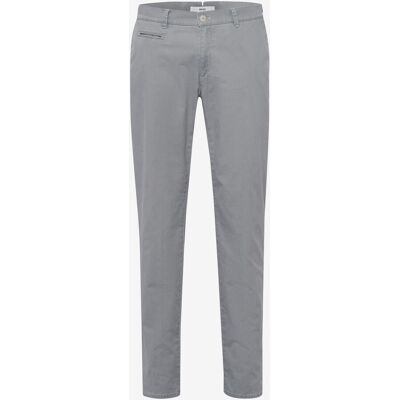 Brax Broek Fabio In Chino Blue Planet Hi-Flex Zilver / male Brax Broek Fabio In Chino Blue Planet Hi-Flex Zilver / male