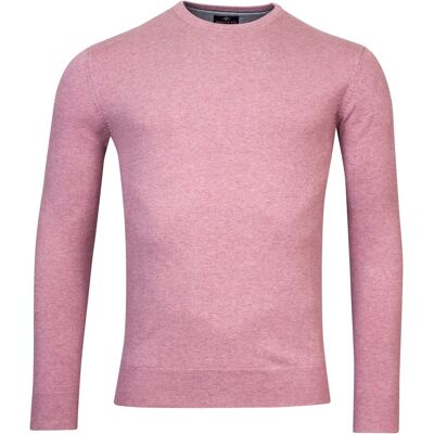 Baileys Trui Ronde Hals Single Knit Pima Cotton Lilac Melange / male Baileys Trui Ronde Hals Single Knit Pima Cotton Lilac Melange / male