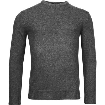 Baileys Trui Lamswol Ronde Hals Single Knit Anthracite / male Baileys Trui Lamswol Ronde Hals Single Knit Anthracite / male