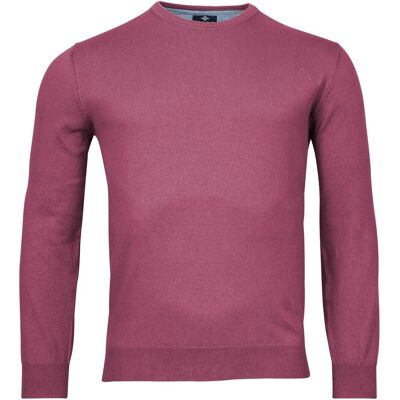 Baileys Trui Ronde Hals Single Knit Pima Cotton Grape Melange / male Baileys Trui Ronde Hals Single Knit Pima Cotton Grape Melange / male