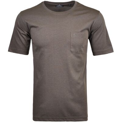 Ragman T-Shirt Softknit Uni Easy Care Round Neck Breast Pocket Macchiato / male Ragman T-Shirt Softknit Uni Easy Care Round Neck Breast Pocket Macchiato / male