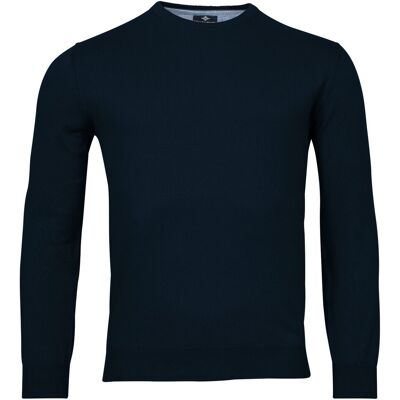Baileys Trui Ronde Hals Single Knit Pima Cotton Dark Blue / male Baileys Trui Ronde Hals Single Knit Pima Cotton Dark Blue / male