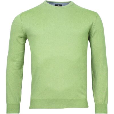 Baileys Trui Ronde Hals Single Knit Pima Cotton Midden Groen / male Baileys Trui Ronde Hals Single Knit Pima Cotton Midden Groen / male